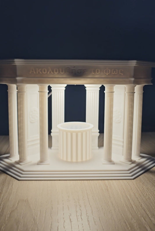 🏛"Segui la Luce" Lampada Tempio 💡